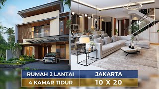 HOW IS THIS POSSIBLE?! THIS MODERN HOUSE IN JAKARTA LOOKS CLASSIC ON A 10-METER LAND! - HOME DESI...