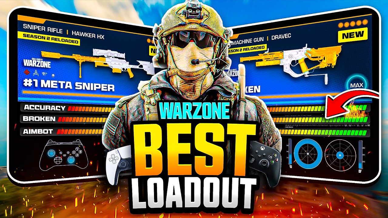 the BEST *BROKEN* META LOADOUT in Warzone after the NEW UPDATE! (Best DRAVEC Class Setup)