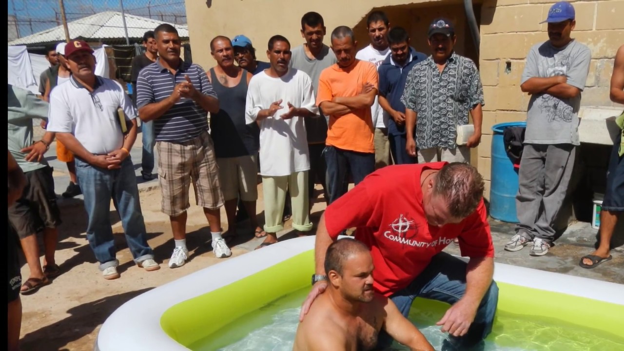 Prison Baptism in Puerto Penasco, Mexico YouTube