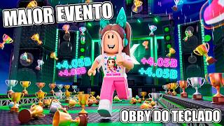 MAIS DE 200 MILHÕES DE TROFÉUS! O MAIOR EVENTO DO JOGO DO TECLADO!! - Roblox