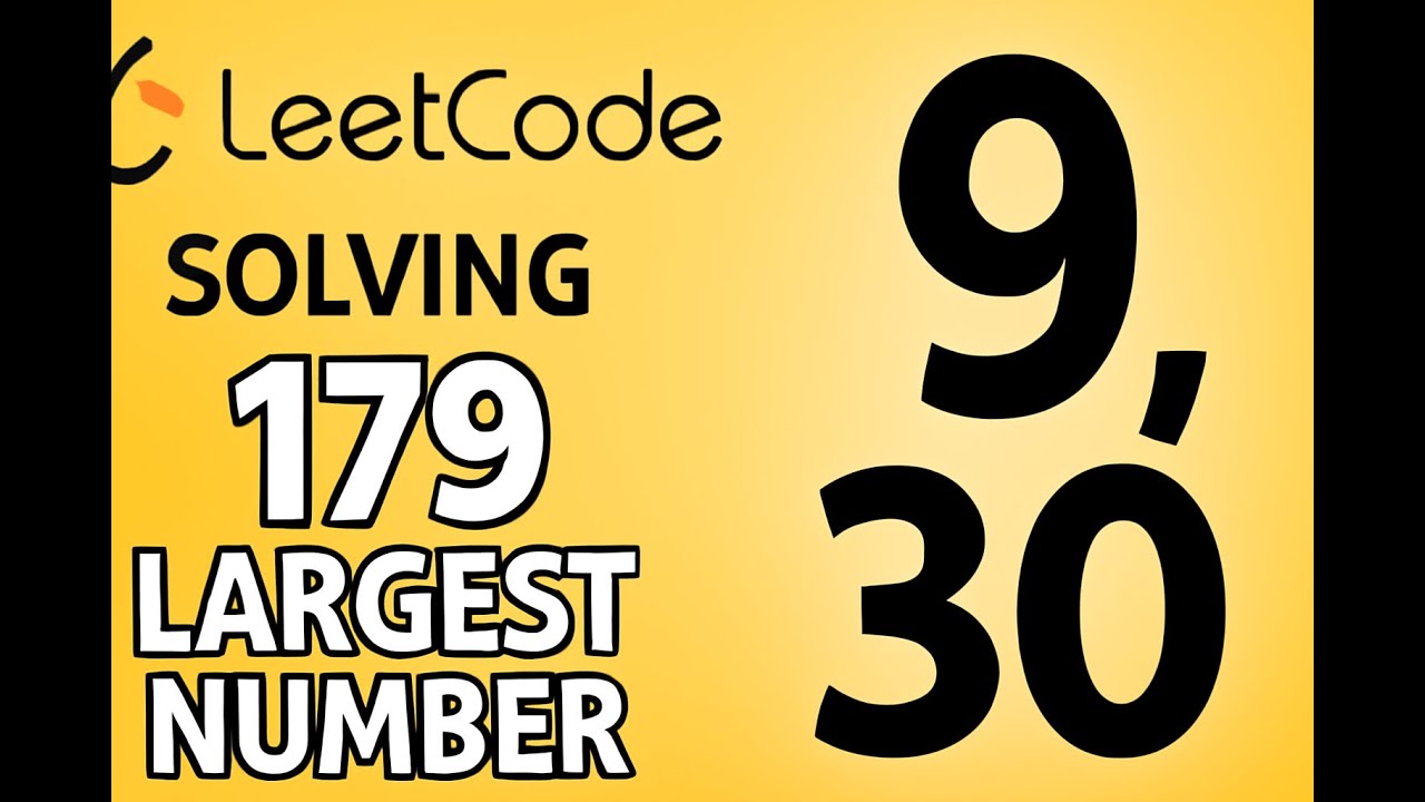 Java 8 Leetcode 179 Solution: Largest Number in Just 4 Lines! #coding ...