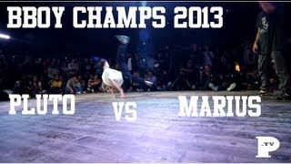 BBoy Champs 2013 | 1on1 Qualifiers | Pluto vs Marius