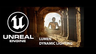 Unreal Engine 5 - Dynamic Lighting Test on Buddha Scene