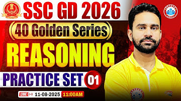 SSC GD Reasoning Classes 2026 | SSC GD Reasoning Practice Set 01 | SSC GD Reasoning Golden Series