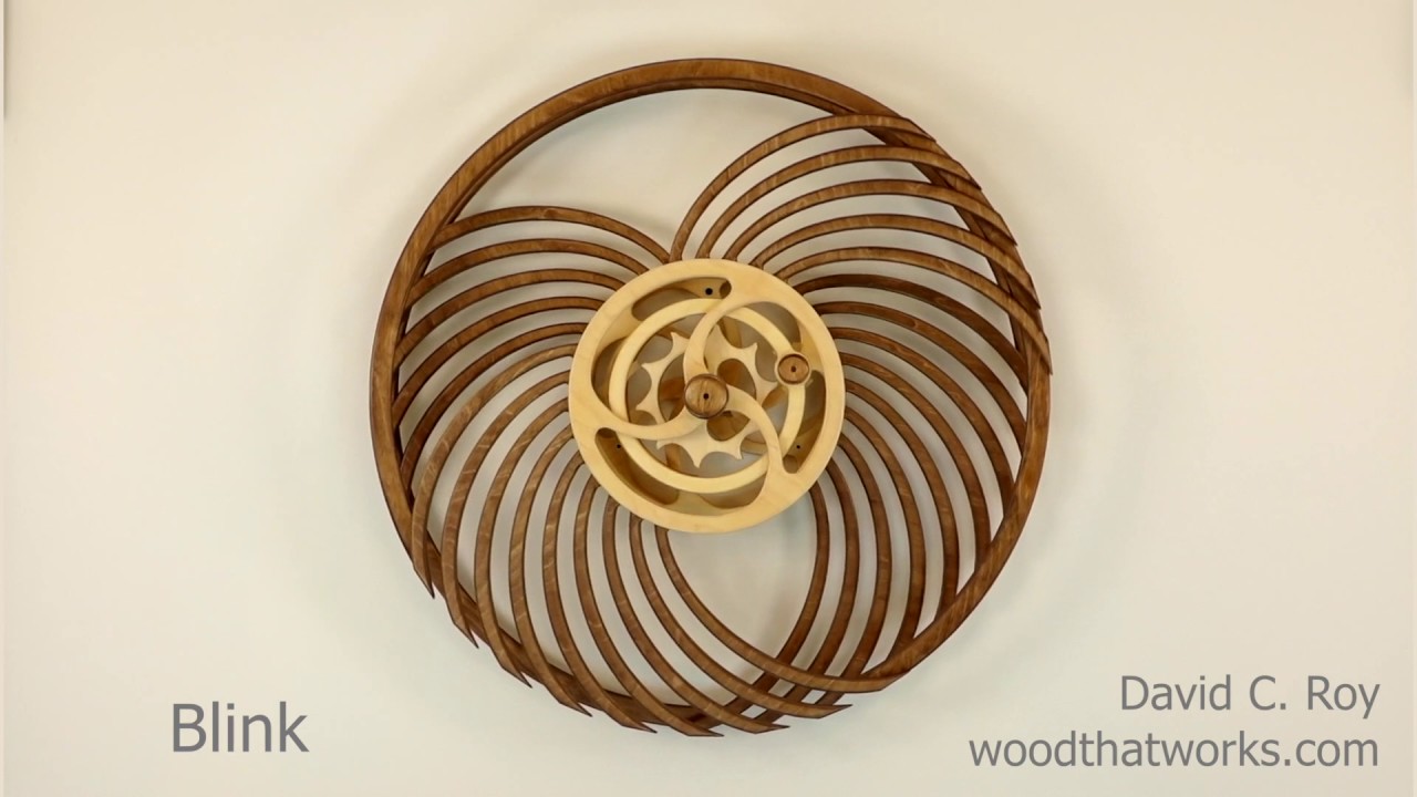 Blink spring driven sculpture by David C. Roy YouTube