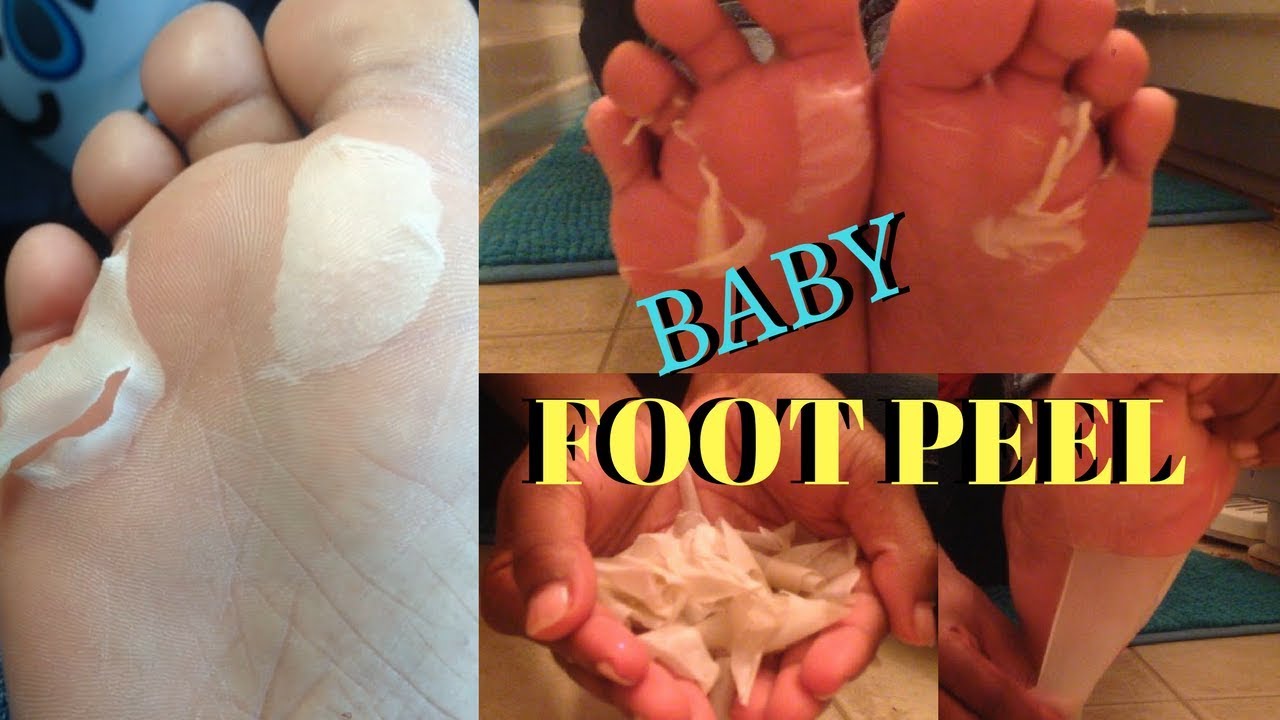 I TRIED A FOOT PEELING MASK ! YouTube