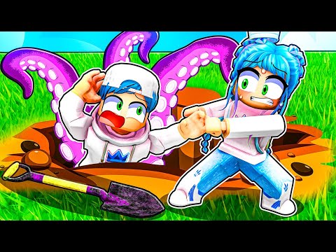We FOUND something DIGGING In The Backyard...(Roblox)