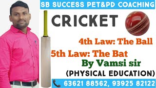 CRICKET LAWS (4th & 5th) || DSC PET || TELUGU CLASSES || VAMSI SIR || PHYSICAL EDUCATION screenshot 5