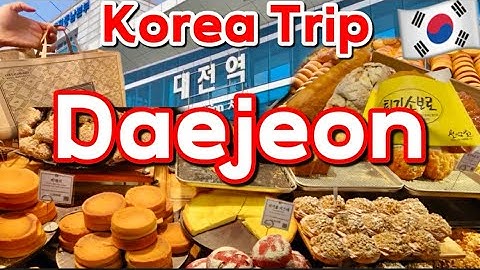 【Daejeon Walk】 The Largest City in Korea Shopping Street, Famous Bakery, Traditional Market