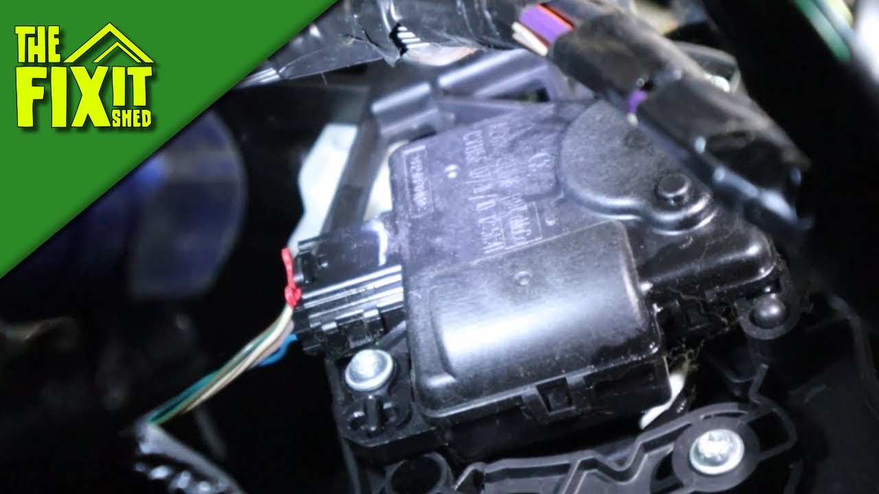2011 Ford Fiesta – Blend Door Actuator Noise Fix   | The Fixit Shed