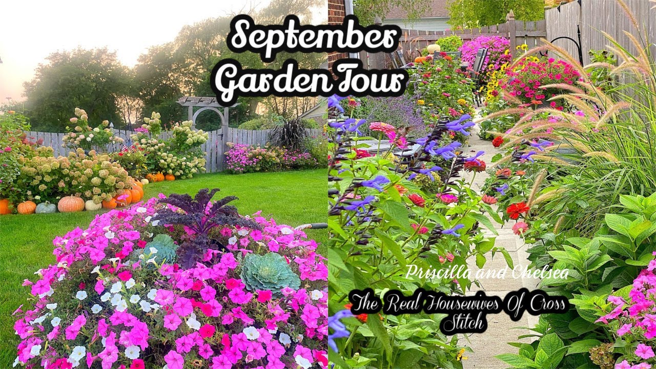 Garden Tour-September 2020:Priscilla & Chelsea-The Real Housewives of Cross Stitch