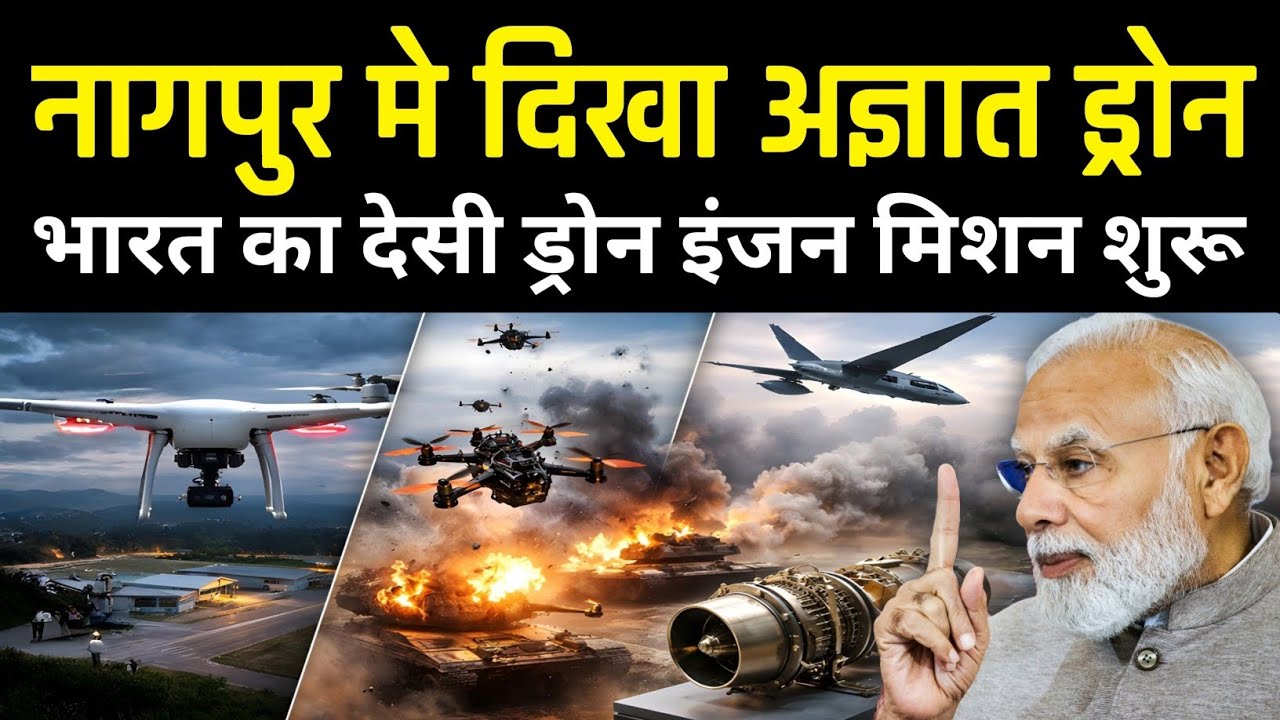नागपुर ड्रोन मामला और भारत की जवाबी तैयारी | Indian Army’s FPV Drone Swarms Jet Engine Breakthrough!