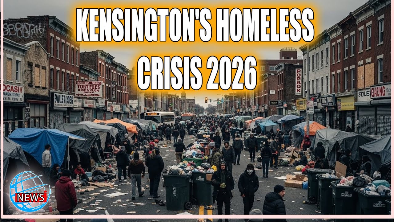 Philadelphia's Homeless Crisis 2026: Kensington Streets With over 4300 Homelessness | Documentary