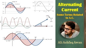 Alternating Current | Lecture 1 - Alternating Current & Some Terms Related to A.C. | Ali Ashfaq Awan