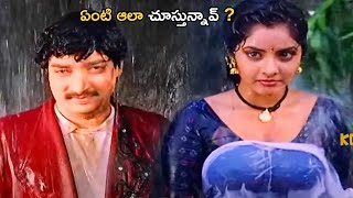 Ramesh Babu And Divya Bharti Tollywood Movie Interesting Comedy Scene Kotha Cinemalu