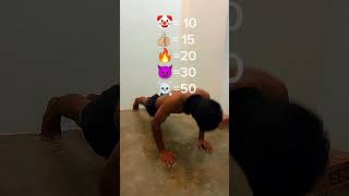 "Can you beat the last level? ☠️"#shorts, #gymmotivation, #fitnesschallenge, #pushups, #gymrat