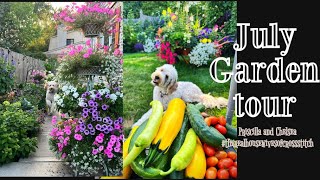July Garden Tour:Priscilla & Chelsea-The Real Housewives of Cross Stitch