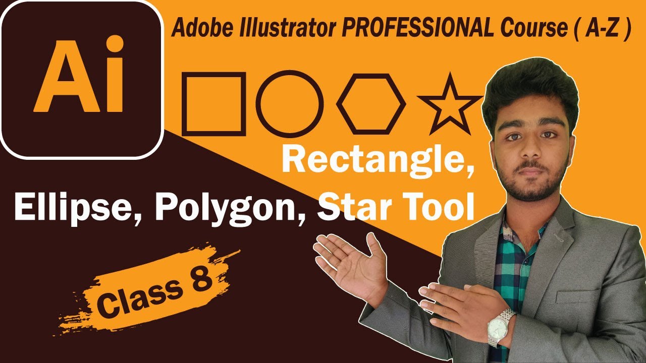 Adobe Illustrator CC Bangla Tutorial | Shape tools | Rectangle tool ...