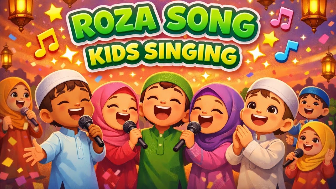 Roza Ka Super Power 💪🌙 | Ramadan Poem for Kids | Islamic Rhymes & Cartoon Nasheed