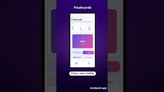 This education app just works: Flashcards 📲 #shorts