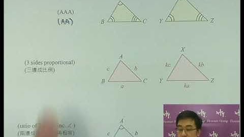 Herman Yeung - DSE 數學 F 天書 - 第1堂08 (Similar triangle 相似三角形)