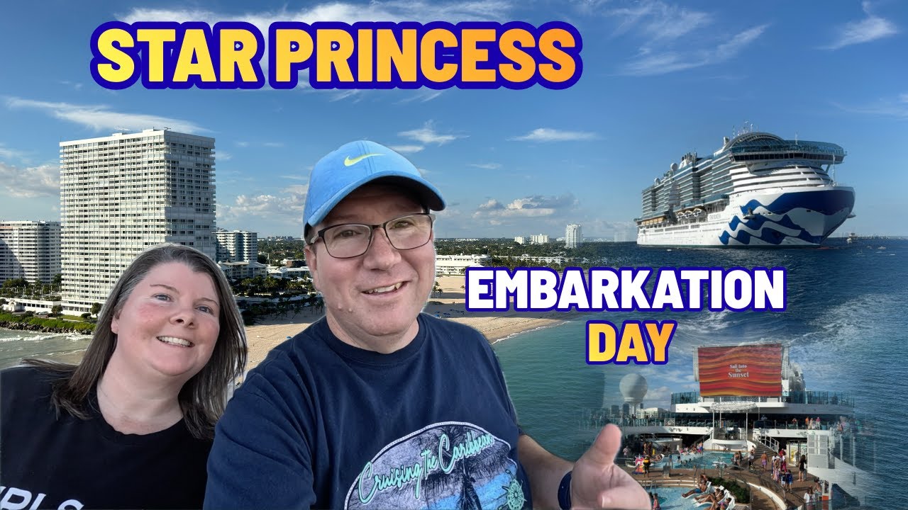 День посадки на борт Star Princess — оказался проще, чем мы ожидали!