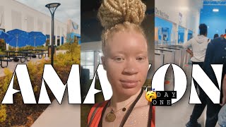 my CHAOTIC first day working at AMAZON ❀