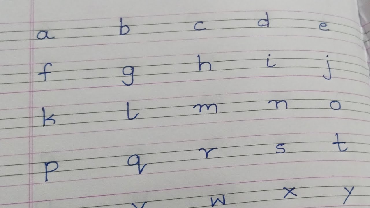 Write Small How to write small letters ️🥰 #easy and neat handwriting 🤗 - YouTube