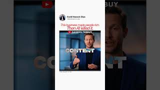 AI KILLED THIS BUSINESS | #business #ai #millionaire