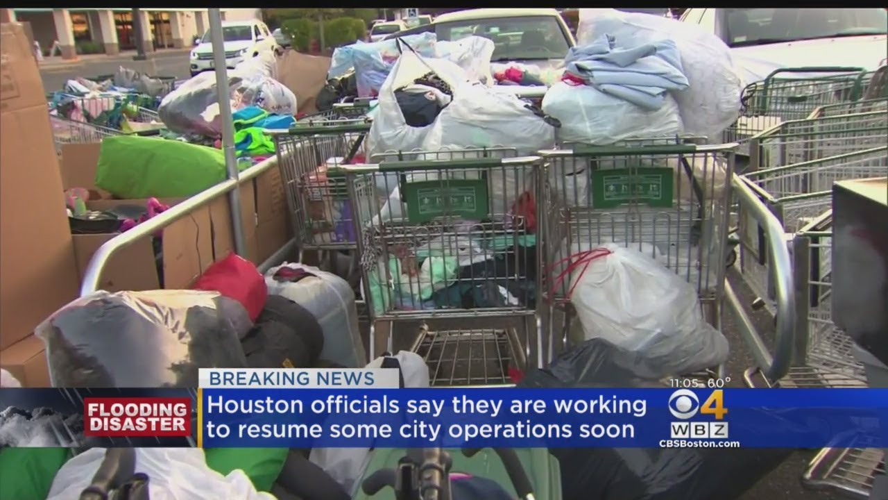 Schilling Creates Donation Drive In Supermarket Parking Lot For Harvey Victims