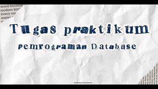 Data Definition Language (DDL) I Pemrograman Database