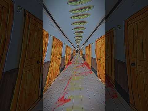 Trying to study perspective//pls don't judge//#art #Drawing #shorts #realistic #perspective #horror