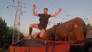 [ne.Normalūs] It is possible to run on train? Yes. Vilnius - Trakai trailrun [2016-05-18](It is possible to run on trail? We think big YES, look at this video and you found answer in to this question :) FALLOW 