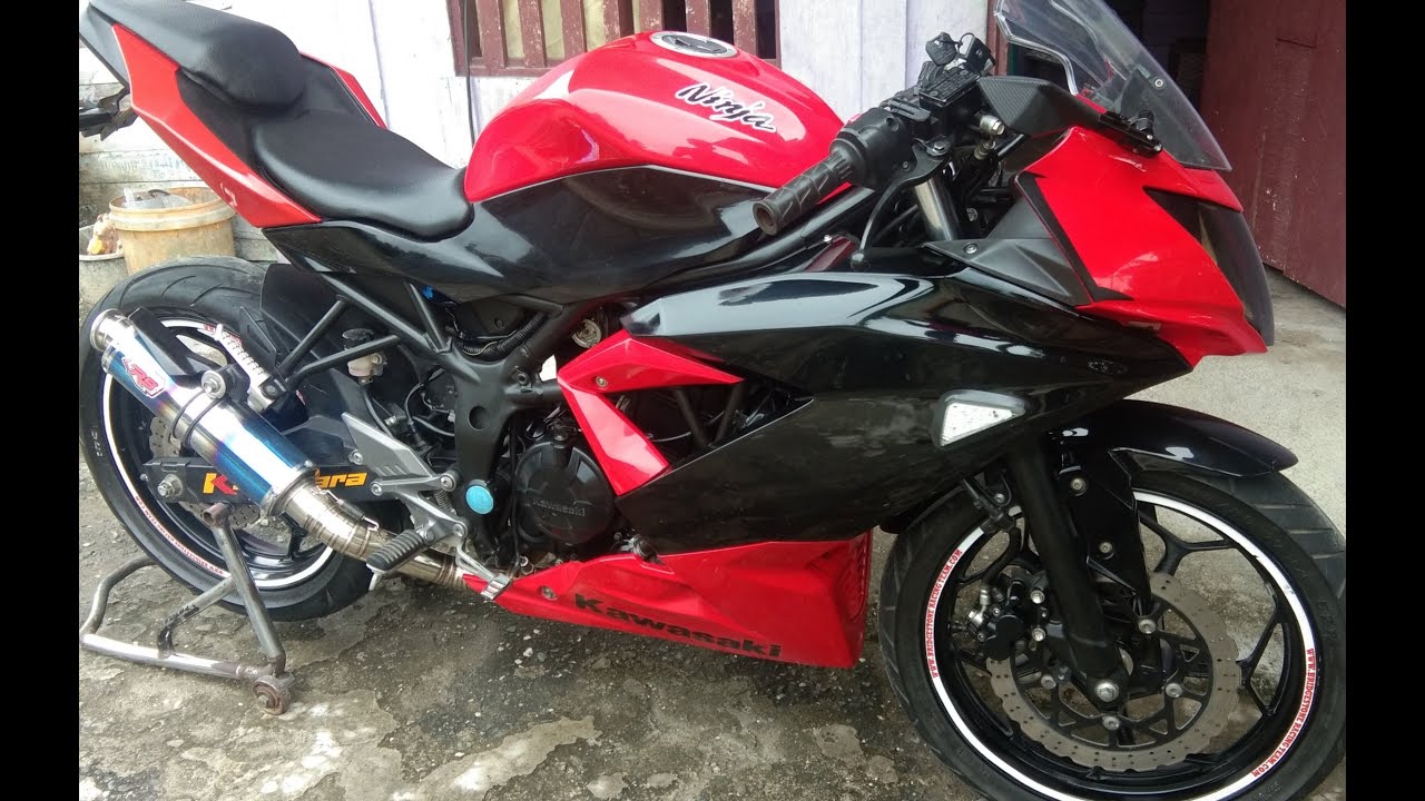 Suara knalpot racing r9 di ninja 250 mono/sl - YouTube
