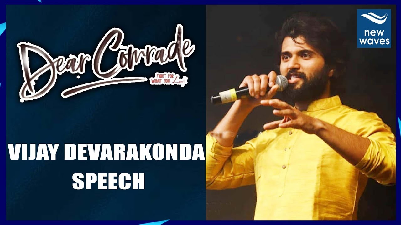 janasena election results Vijay Devarakonda Inspirational Speech in Dear Comrade Music Festival Rashmika Mandanna | New Waves