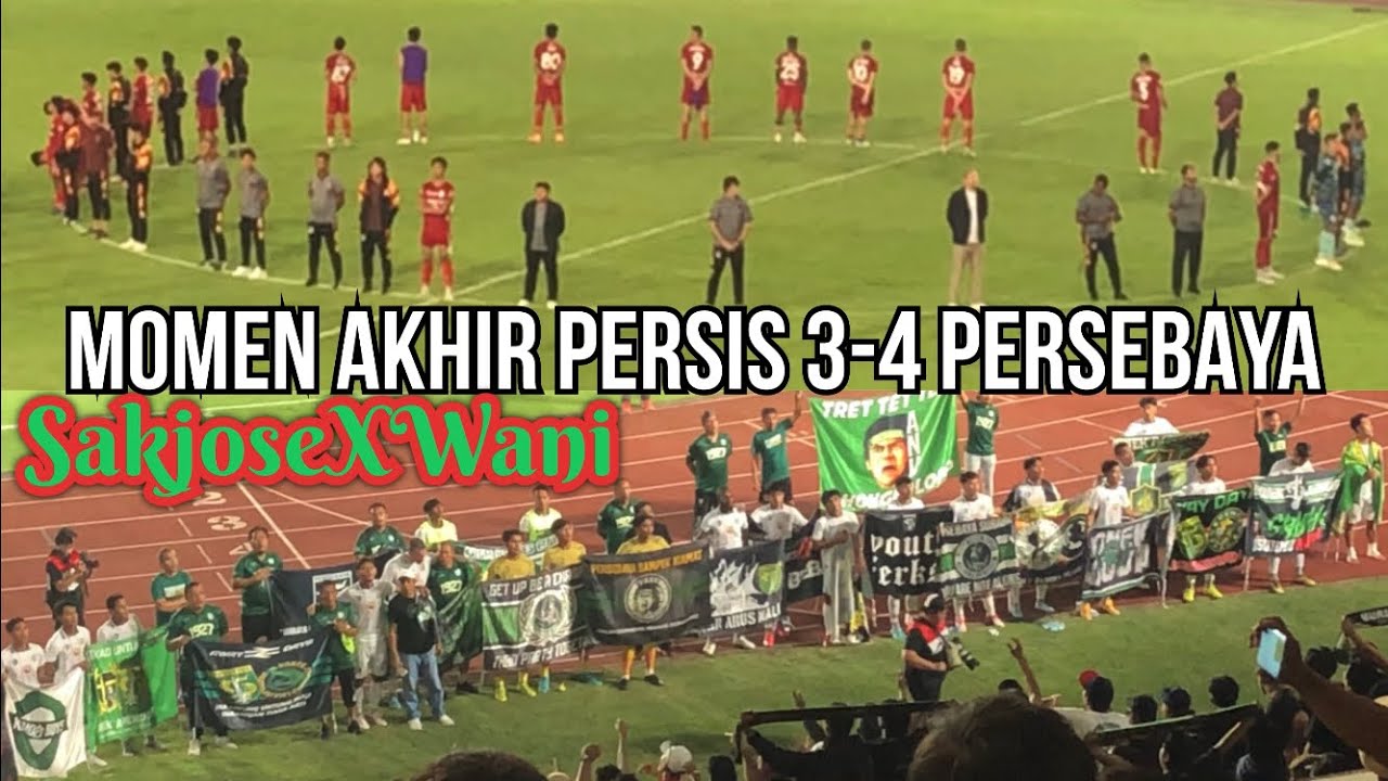 Momen Anthem Satu Jiwa & Song For Pride After Match Persis Solo vs Persebaya Surabaya