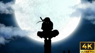 Itachi Uchiha Full Moon Naruto Shippuden _ 8K Live Wallpaper _ Anime Wallpaper _ #livelywallpaper screenshot 2