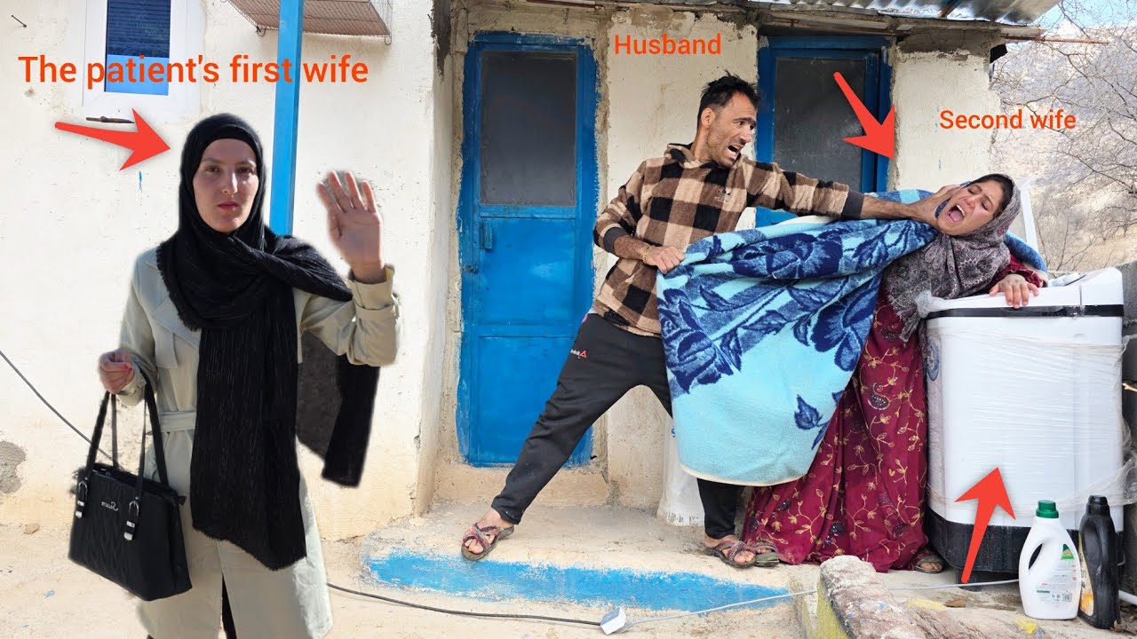 Husband prevents second wife from using washing machine in absence of first wife who is sick....