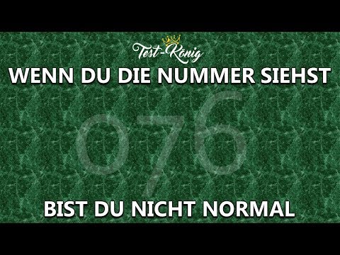 WELCHE NUMMER SIEHST