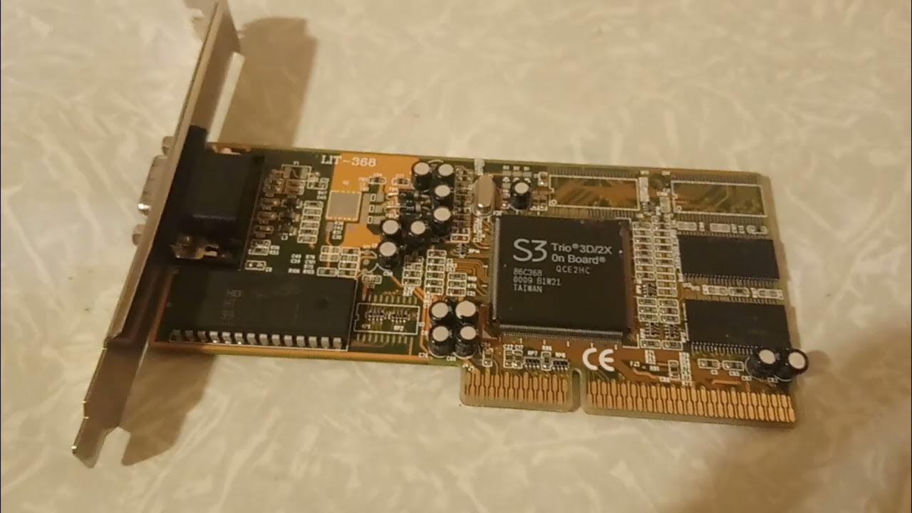 Видеокарта S3 Trio 3D/2X - YouTube
