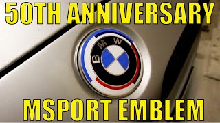 50th Anniversary Bmw Emblem (F30/31/80/36)