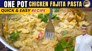 One Pot Chicken Fajita Pasta quick \& easy recipe for Ramadan 2024 I EASY RECIPE TUTORIAL