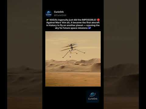 NASA S Mars Helicopter Just Did The IMPOSSIBLE First Flight On Another Planet