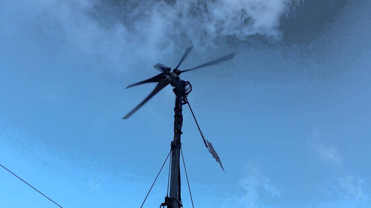 Hornet Avenger wind generator 6  KT blades 880 watts 2 to 28 kph peak