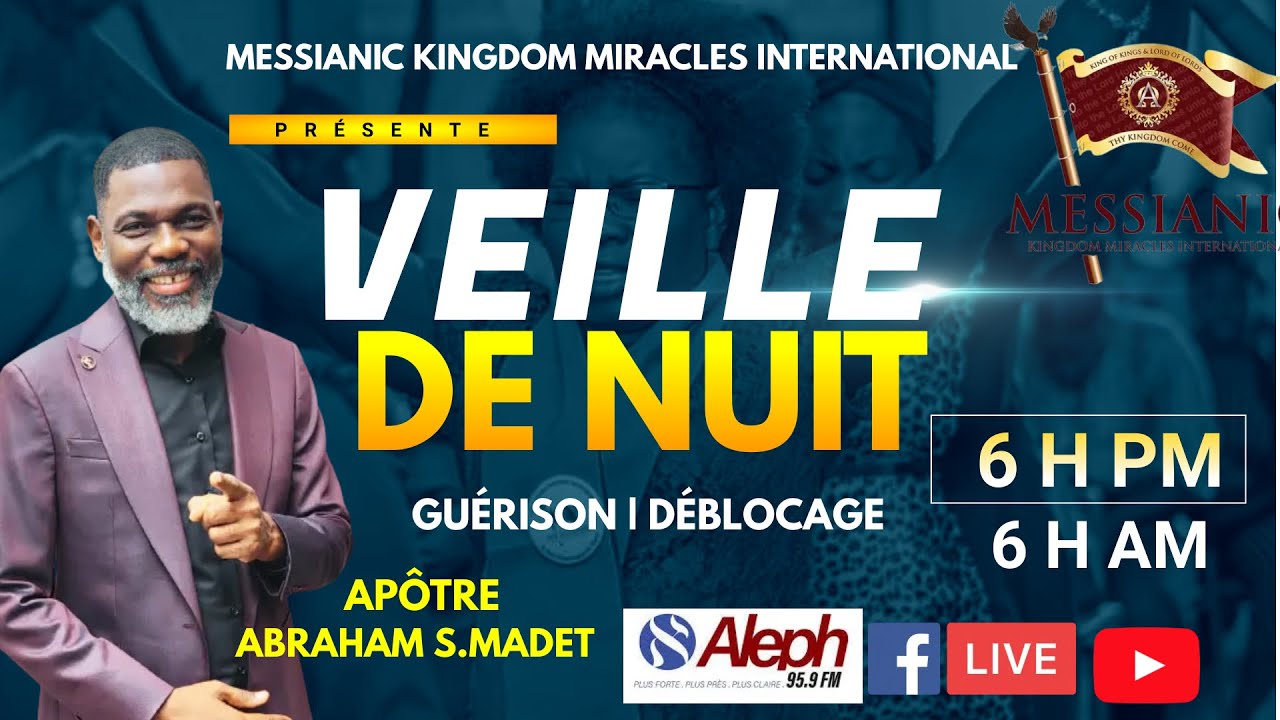 VEILLE DE NUIT BRIZE CHÈN | EGLISE ROYAUME MESSIANIQUE POUR TOUTES LES NATIONS | 16/01/2026