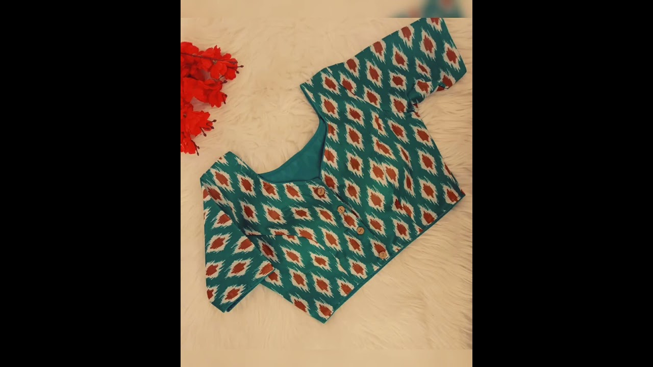 Beautiful Ikkat Print Cotton Blouse