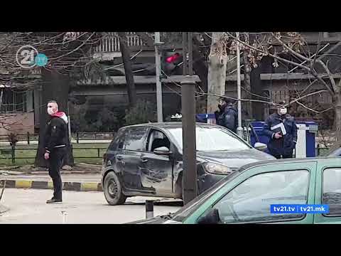 Пукање пред болницата „Св. Наум Охридски“ во центарот на Скопје