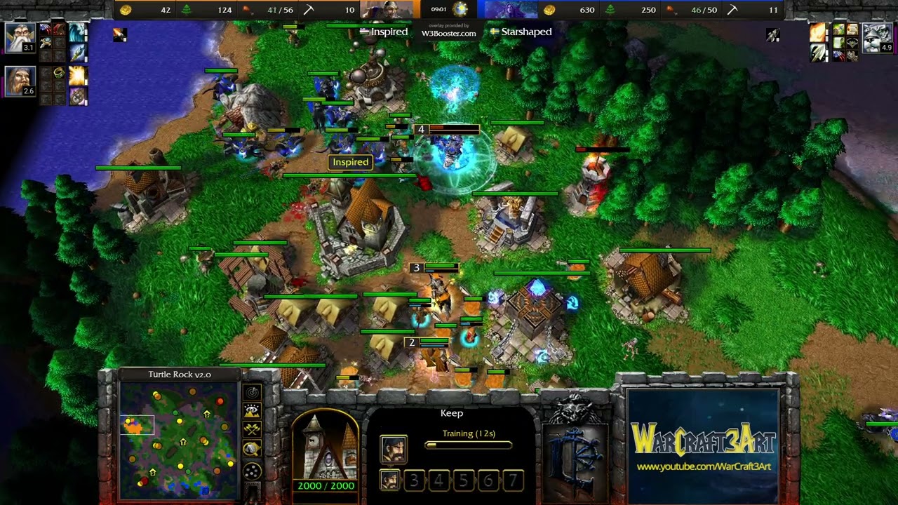 Inspired(HU) vs Starshaped(NE) - Warcraft 3: Classic - RN8896