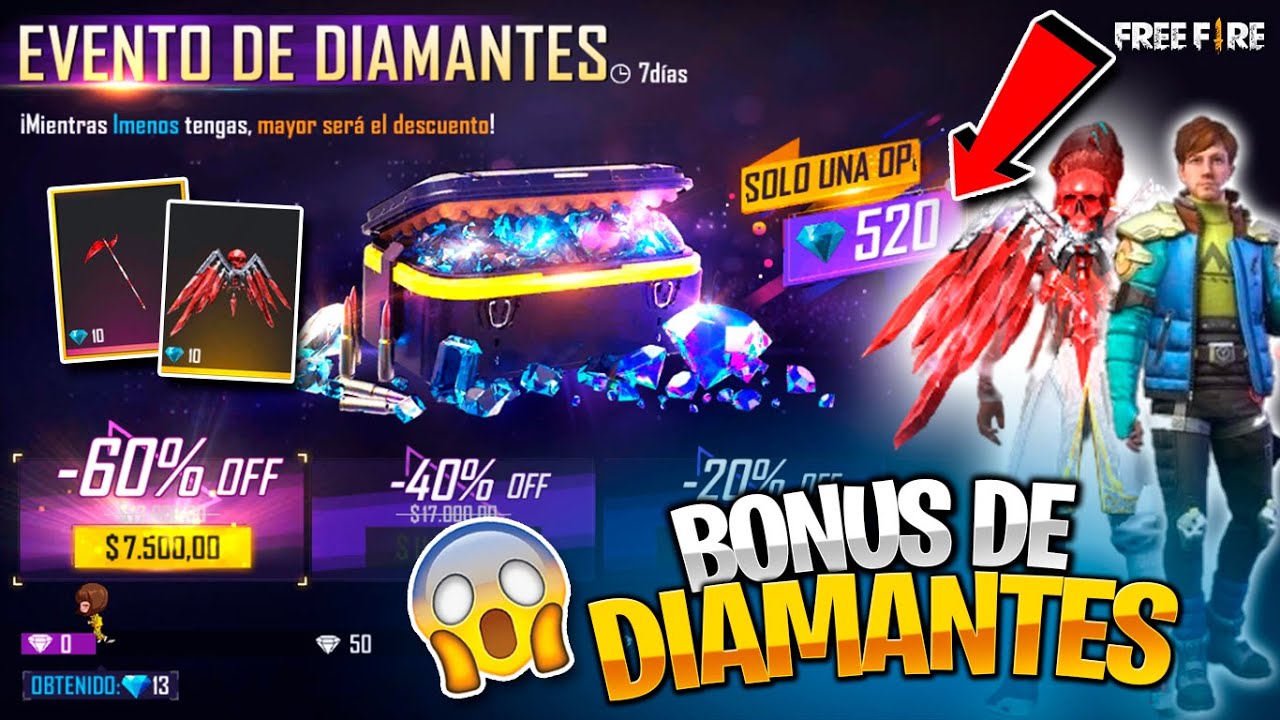 Promoción] ¡Recarga 💎 para un bonus - Garena Free Fire