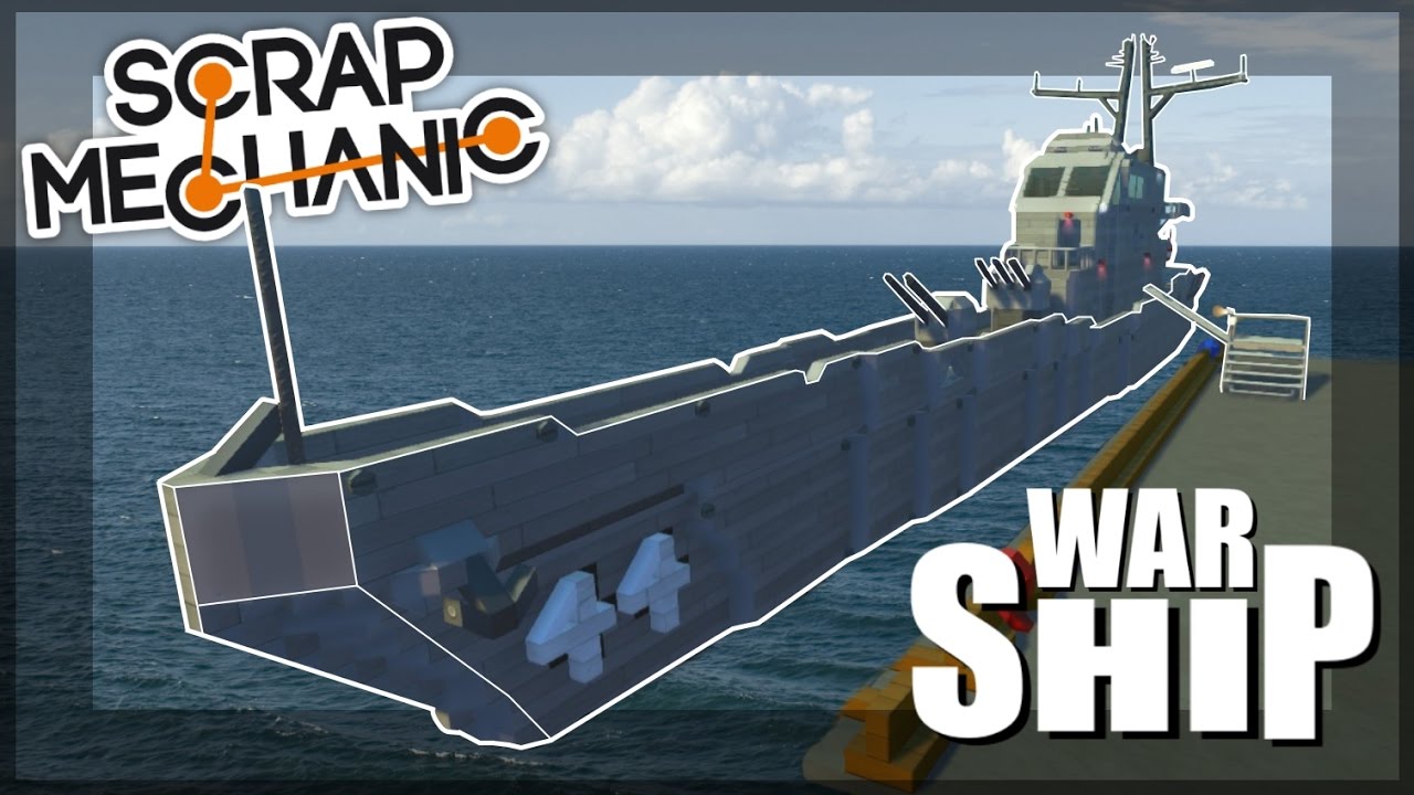 Hovering WARSHIP - Scrap Mechanic Suggested Creations! - Episode 32